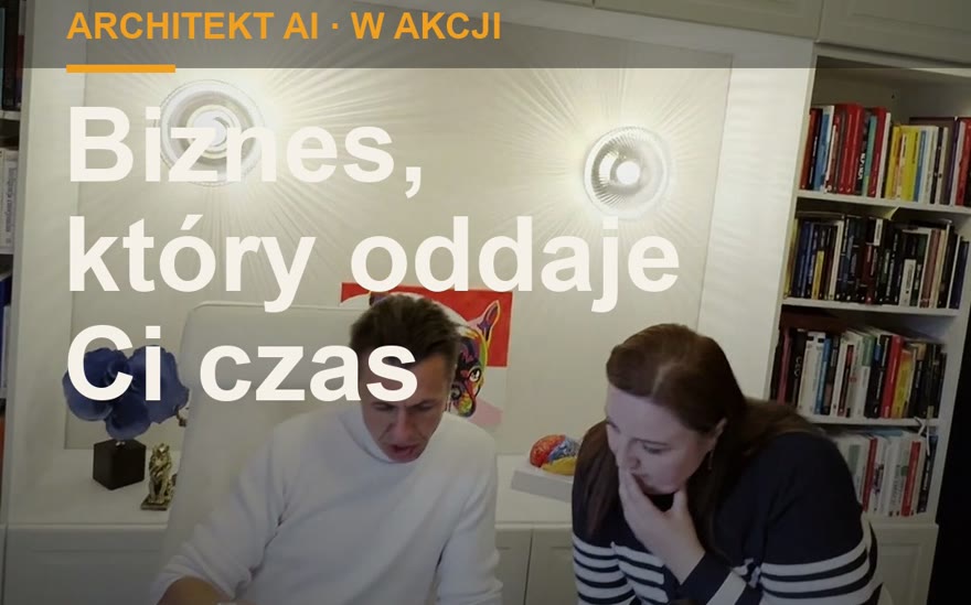 Kadr ze spotu reklamowego BWMC — hasło Biznes, który oddaje Ci czas
